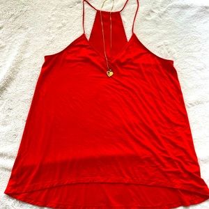 Versona Red sleeveless tank top